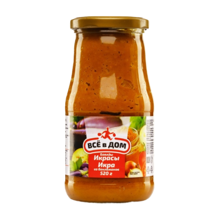 Икра Всё в Дом из Баклажанов 520гр с/б