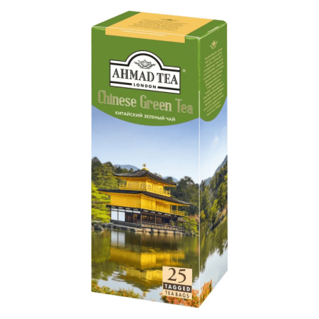 Чай Ahmad Tea London Классич Зел Китайский 25пак 45гр Кор