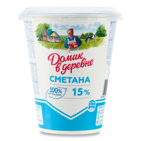 Сметана 15% Домик в Деревне ст 315г