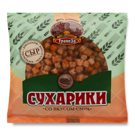 Сухарики со Вкусом Сыра Трапеза м/у 150г