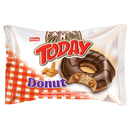 Кекс Elvan Today Donut Карамель 50гр п/п