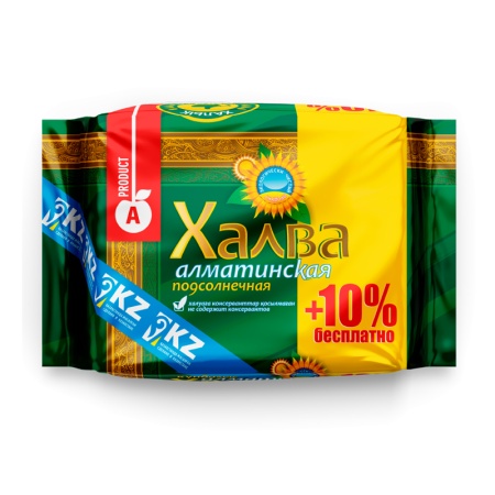 Халва Алматинский Продукт Подсолнечн 275гр + 10% Беспл фл/п