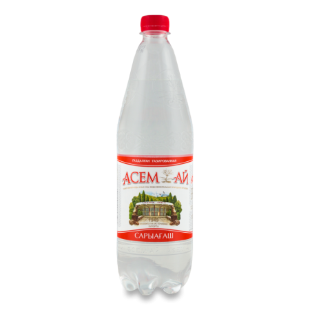 Вода лечебно-столовая Слабоминерализованная Газированная асем-ай п/бут 1л