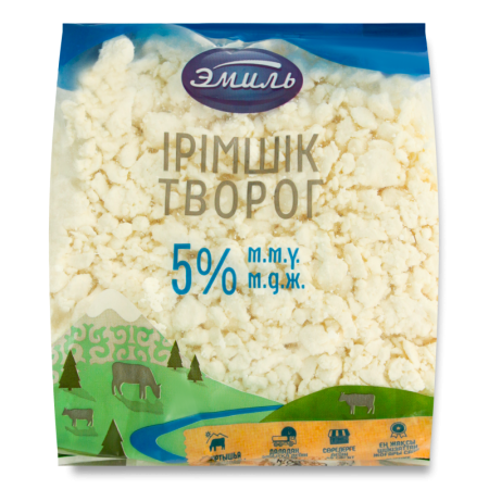 Творог 5% Крестьянский Эмиль м/у 400г