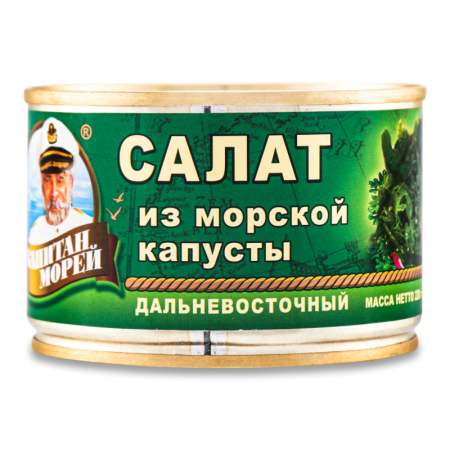 Cалат из Морской Капусты Дальневосточный Капитан Морей ж/б 220г