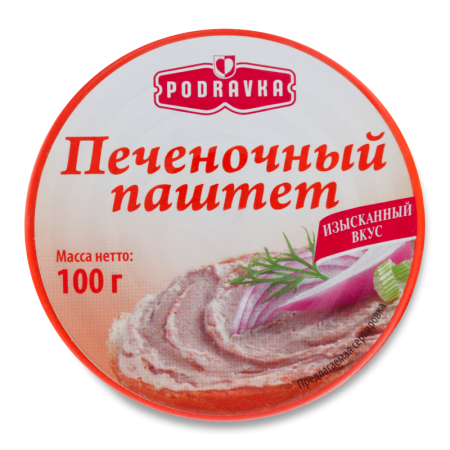 Паштет Podravka Печеночный 100гр ж/б