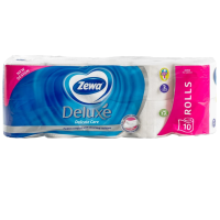 Бумага Туалетная Zewa Deluxe 3-слойная 10шт гр/уп Бумага Туалетная Zewa Deluxe 3-слойная 10шт гр/уп