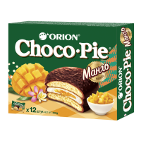 Бисквит Orion Choco Pie Mango 12шт 360гр Кор Бисквит Orion Choco Pie Mango 12шт 360гр Кор