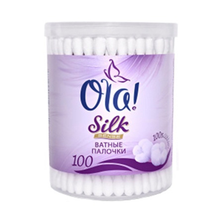 Палочки Ola Silk Sense Ватные 100шт Пленка