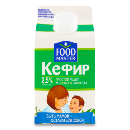 Кефир Foodmaster 2,5% 0,5л т/п