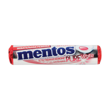 Жев Резинка Mentos Strawberry 15гр