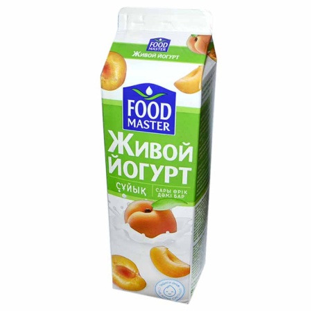 Йогурт Питьевой Foodmaster со Вкусом Абрикоса 2% 900мл Trx Йогурт Питьевой Foodmaster со Вкусом Абрикоса 2% 900мл Trx