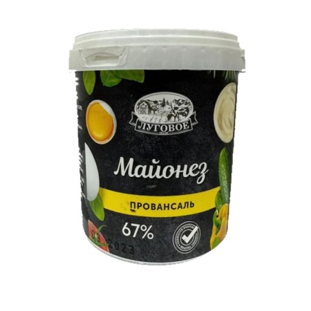 Майонез Луговое Поле Провансаль 67% 800гр Вед