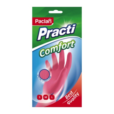 Перчатки Paclan Резиновые Comfort l бл/у