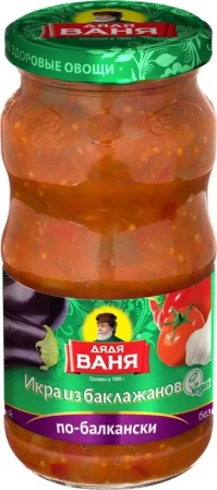 Икра Дядя Ваня из Баклажанов по-балкански 460гр с/б