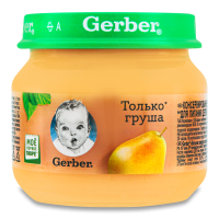 Пюре Nestle Gerber Груши Вильямс с 4мес 80гр с/б