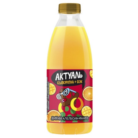 Напиток Сывороточный Актуаль апельсин/манго 930мл п/б