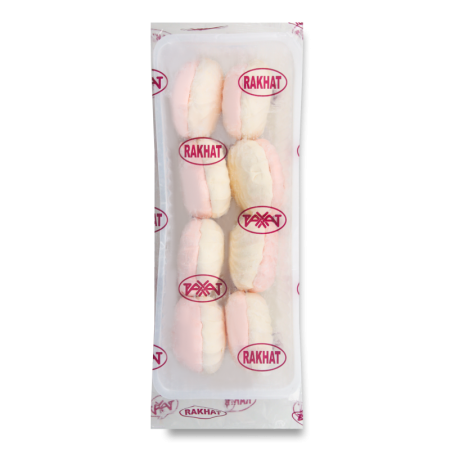 Зефир бело-розовый Рахат Лоток 330г