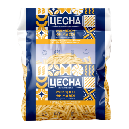 Макароны Цесна Рожки Гладкие 1,6кг Меш