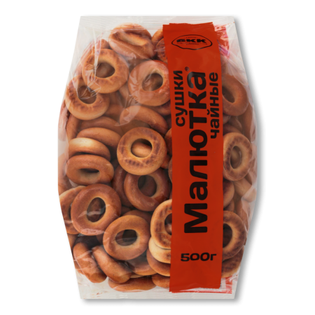 Сушки Чайные Малютка Бкк м/у 500г