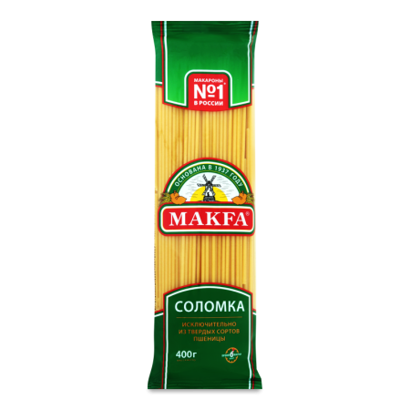 Изделия Макаронные Длинные Соломка Makfa м/у 400г