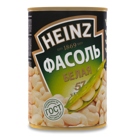 Фасоль Белая Натуральная Heinz ж/б 400г