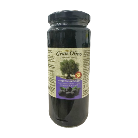 Маслины Gran Olivo Без Косточки 358мл с/б