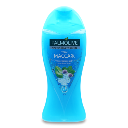 Гель Для Душа с Массажными Микрочастицами с Солью Мертвого моря, Алоэ Вера и Мятой Арома Настроение Palmolive 250мл