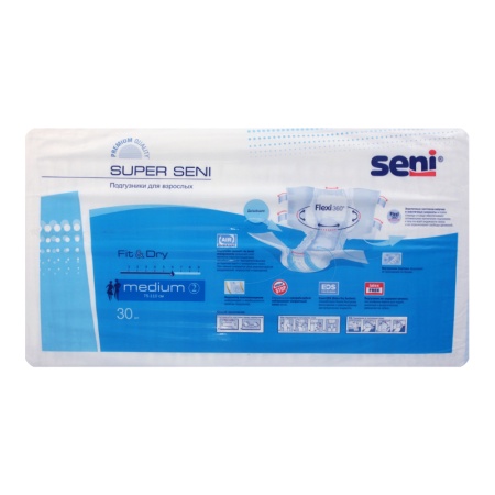 Подгузники Для Взрослых Medium Super Seni 30шт