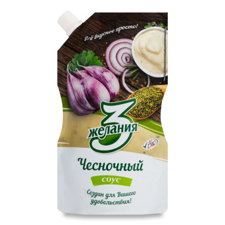 Соус 3 Желания Чесночный 250гр д/п
