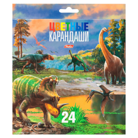 Карандаши Hatber 24 Цвета Кор Bkc 24260