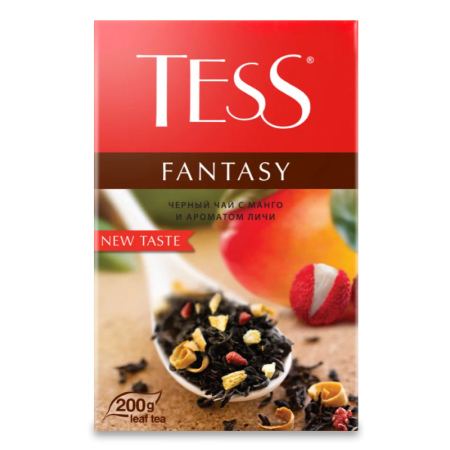 Чай Черный tess fantasy манго/личи 200гр Кор