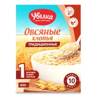 Хлопья Овсяные Традиционные Увелка м/у 400г