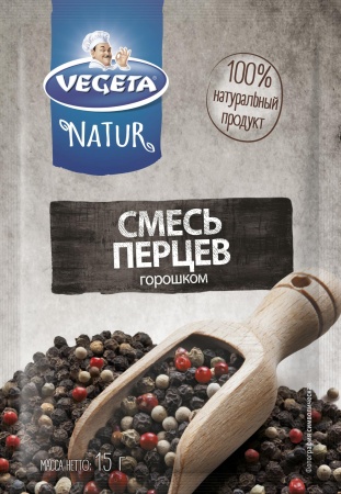 Смесь Перцев Vegeta Natur Горошком 15гр Саше