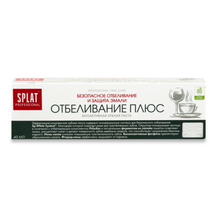 Паста Зубная White Plus Professional Splat 40мл