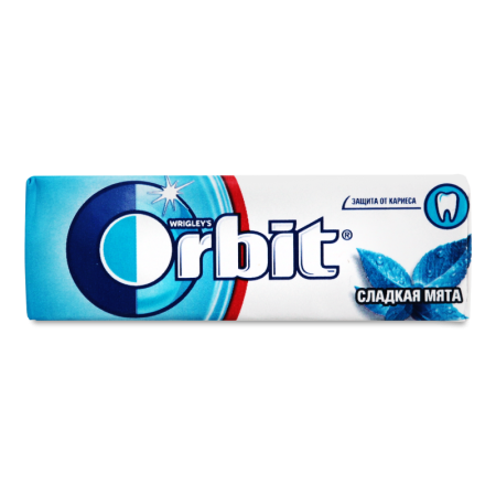 Резинка Жевательная Сладкая Мята Orbit м/у 13.6г