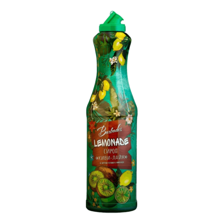 Сироп Barbados киви-лайм Лимонад 1л п/б