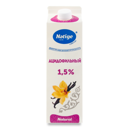 Продукт Кисломолочный 1.5% Ацидофильный Nәtige т/п 900г