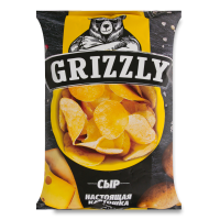 Чипсы Натуральные Картофельные Сыр Grizzly м/у 110г