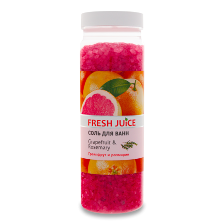 Соль Для Ванн grapefruit&rosemary Fresh Juice 700г