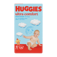 Подгузники Детские Одноразовые 8-14кг 4 Ultra Comfort Boy Huggies 66шт Подгузники Детские Одноразовые 8-14кг 4 Ultra Comfort Boy Huggies 66шт