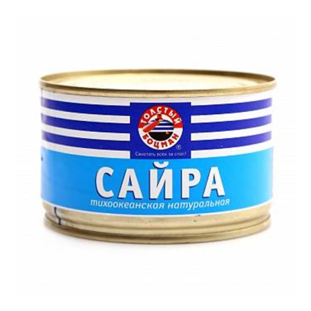 Сайра Толстый Боцман Нат Тихоокеанская 240гр ж/б