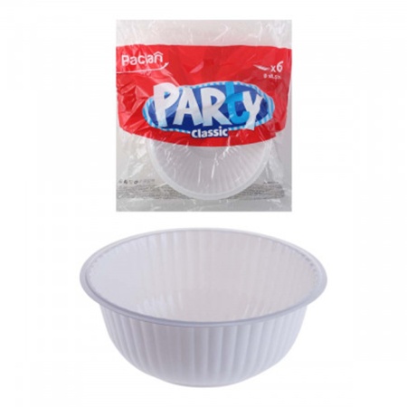 Тарелка Paclan Party Одноразовая 3секц 26см 6шт Пленка