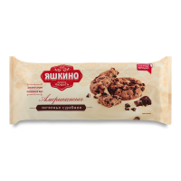 Печенье Сдобное с Шоколадными Каплями Американское Яшкино м/у 200г