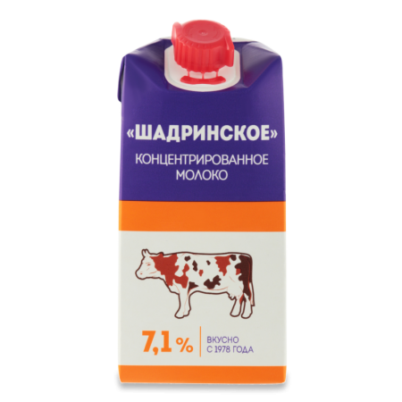 Молоко 7.1% Концентрированное Стерилизованное Шадринское т/п 300г