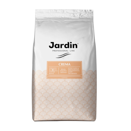 Кофе Jardin Crema Жареный в Зернах 1000гр стаб/б