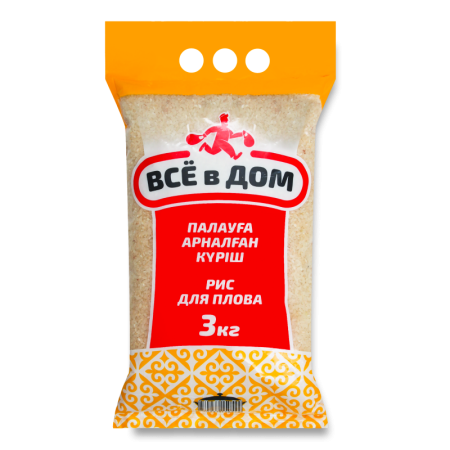 Рис Все в Дом д/плова 3кг п/п