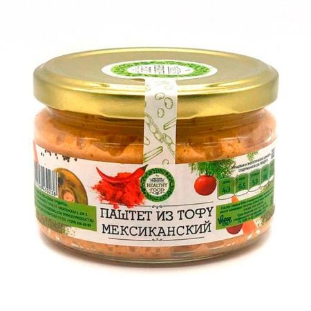 Паштет Healthy Food из Тофу Мексиканский 200гр с/б