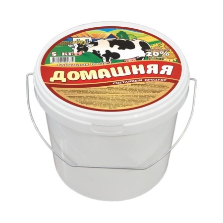 Продукт Сметанный Золотой Стандарт Домашний 20% 5кг