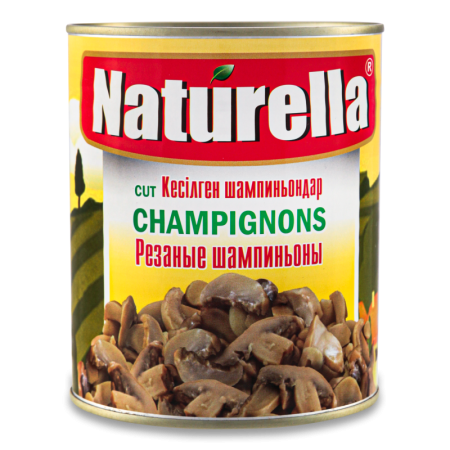 Шампиньоны Резаные Naturella ж/б 850мл
